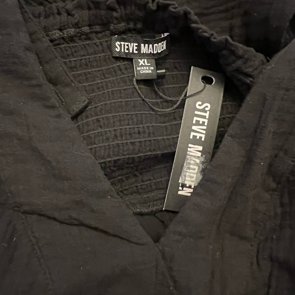 Steve Madden Black Textured Dress - Picture 9 of 12